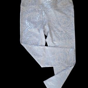 GAIAM‎ Women's Gray Floral Leggings